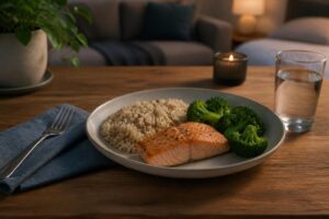 Diese einfache Abendmahlzeit unterstützt die Regeneration nach Sport, ohne den Schlaf zu belasten