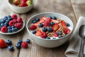 Diese heimischen Beeren haben jetzt Saison und passen perfekt in ein leichtes Frühstück