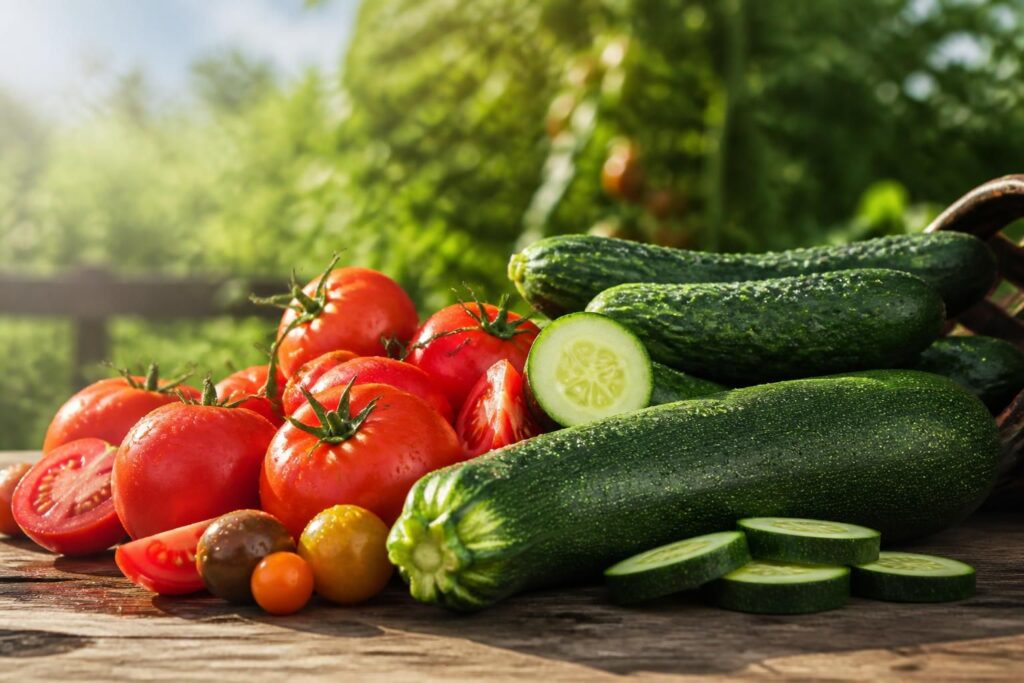 Tomaten, Gurken oder Zucchini: Welches Sommergemüse liefert jetzt die meisten Nährstoffe?