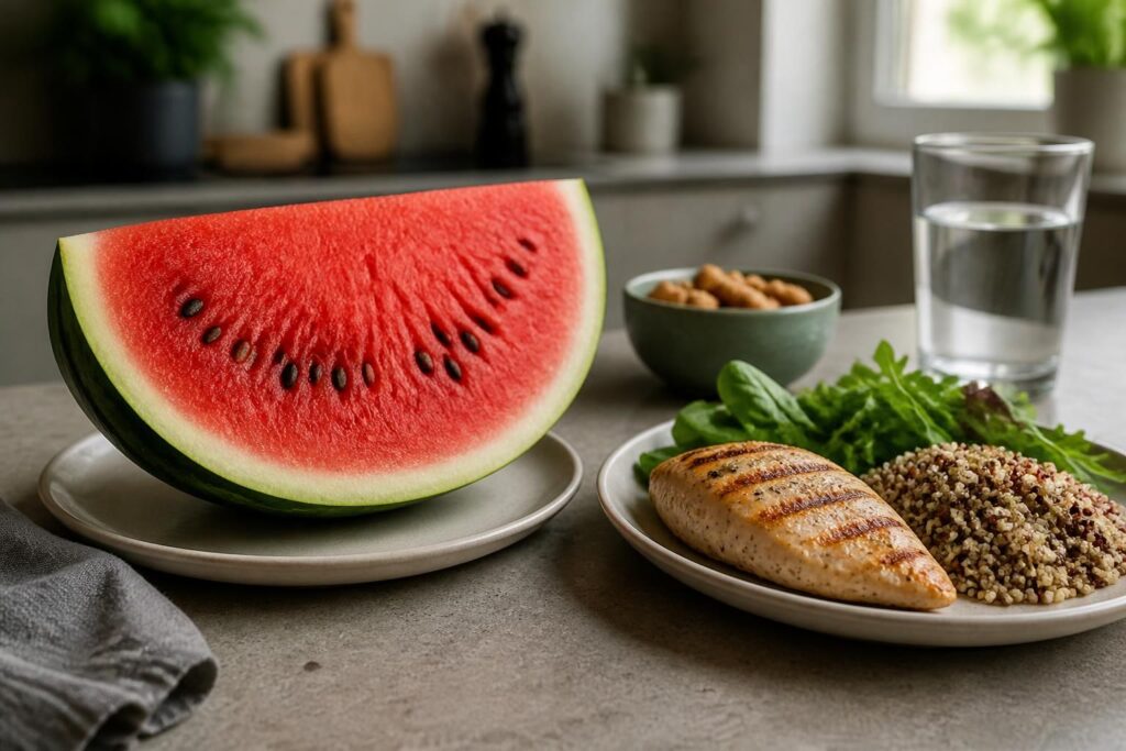 Warum Wassermelone allein keine vollständige Mahlzeit ist – und was dazu kombiniert werden sollte