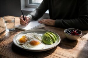 Was ein eiweißreiches Frühstück mit Hunger, Konzentration und Heißhunger am Nachmittag macht
